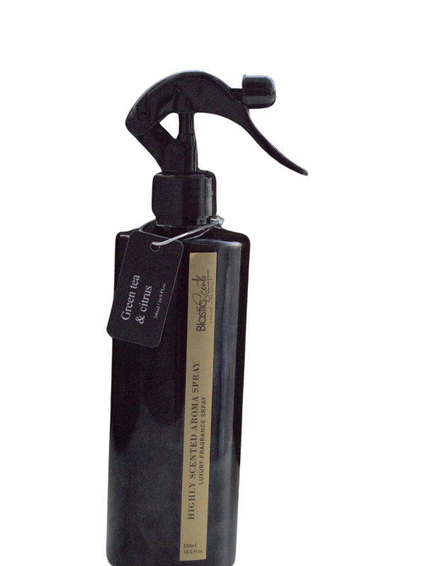 Highly scented aroma spray luxury fragrance spray - green tea and citrus